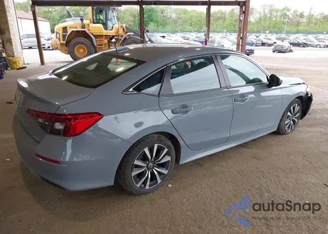 2023 Honda Civic Ex /Ex W/O Bsi из США, поврежденный, VIN 2HGFE1F72PH319672